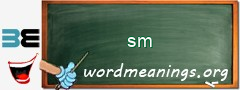 WordMeaning blackboard for sm